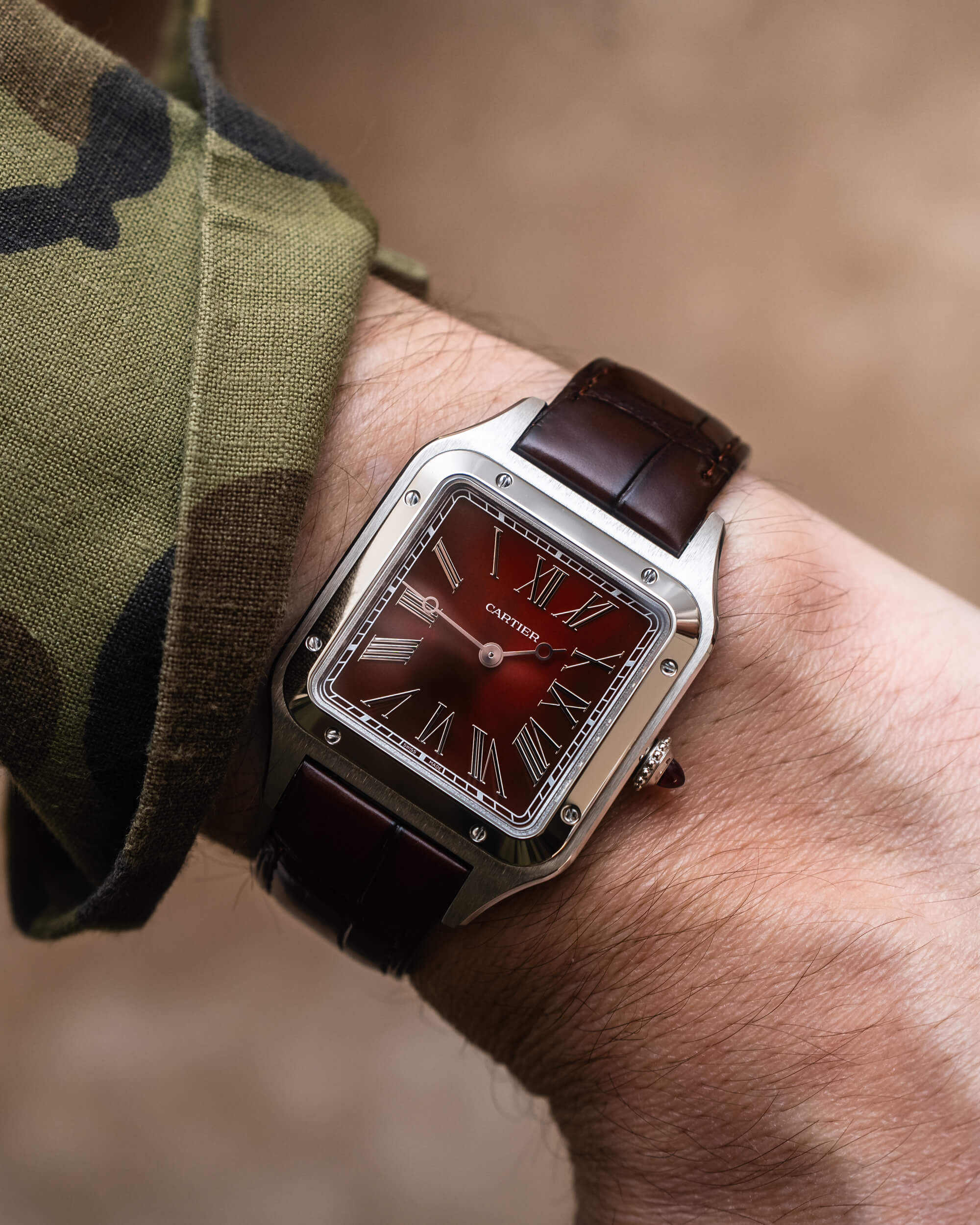 Replica Cartier Santos-Dumont Rewind: un siglo de reconstrucción estética en el retroceso del tiempo